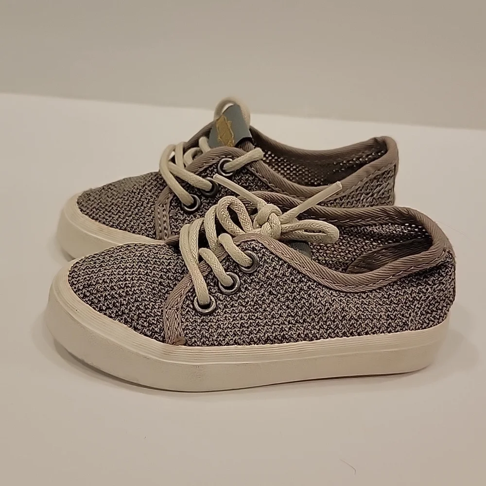 Zara Shoes Size 20 nfant eur 20 sneakers knit tan lace ups